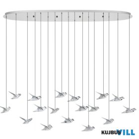 EGLO 390403 LED függeszték 17x3W króm Paratebueno