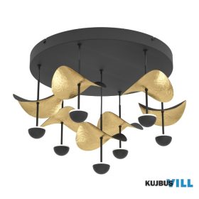 EGLO 390411 LED menny 7x2,3W fekete/arany Dracera