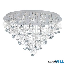 EGLO 39246 LED menny.43x1,8W króm/krist Pianopoli