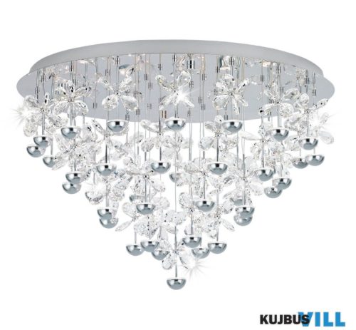 EGLO 39246 LED menny.43x1,8W króm/krist Pianopoli