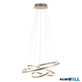 EGLO 39314 LED függ.3karika pezsgőszín Tonarella