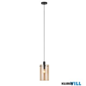 EGLO 39537 Függ.E271x40Wfekete/borostyánPolverara