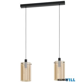 EGLO 39538 Függ.E272x40Wfekete/borostyánPolverara