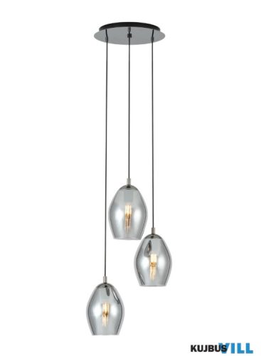 EGLO 39565 Függeszték E27 3x60W átlfekete Estanys
