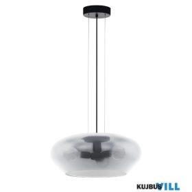 EGLO 39658 Függ.E27 3x20W 50cm fekete/átl Priorat