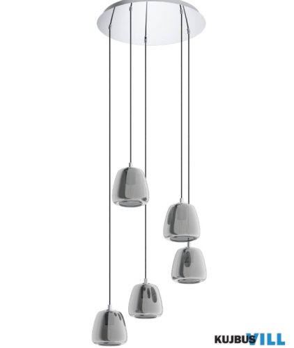 EGLO 39668 Függeszték E27 5x40W króm/átl.Albarino