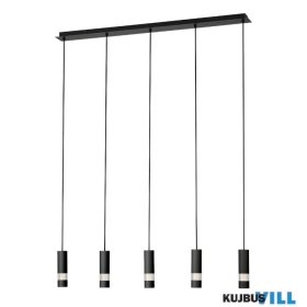 EGLO 39706 LED függ GU10 5x5W fekete Bernabeta