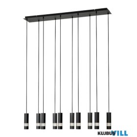 EGLO 39707 LED függ GU10 10x5W fekete Bernabeta