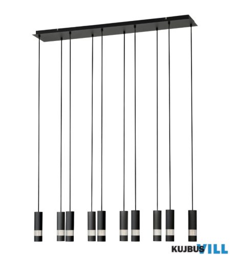 EGLO 39707 LED függ GU10 10x5W fekete Bernabeta