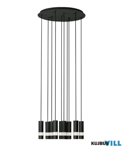 EGLO 39708 LEDfügg GU10 10x5W58cm feketeBernabeta