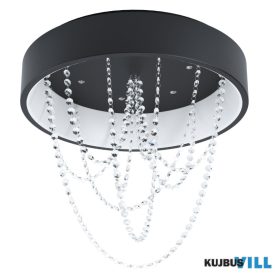 EGLO 39762 LED mennyezeti fekete/kristályBerlona