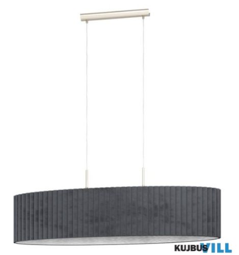 EGLO 39773 Függ.E27 2x40W mnikk/szürke Tamaresco