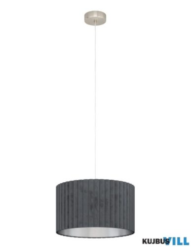 EGLO 39774 Függ.E27 1x40W mnikk/szürke Tamaresco
