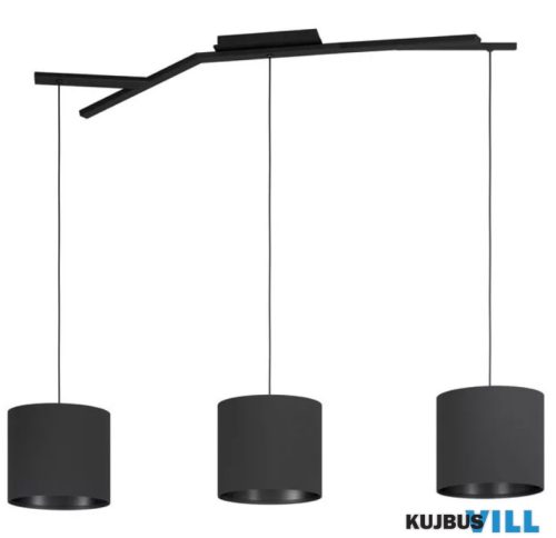 EGLO 39886 Függeszték E27 3x40W fekete Balnario