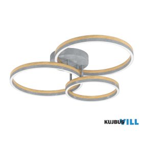 EGLO 39895 LED mennyezeti beton/fa Cadinaro