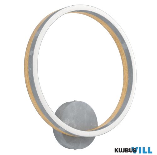 EGLO 39897 LED fali 12W beton/fa Cadinaro
