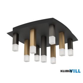 EGLO 39905 LEDmenny 9x3,2W fek/barna Estanterios