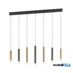 EGLO 39906 LED függ 7x3,2W fek/barna Estanterios