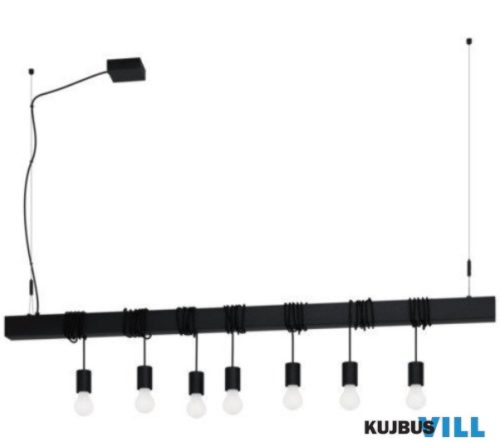 EGLO 39938 Függeszték E27 7x40Wfekete Townshend-B