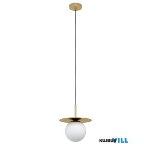 EGLO 39952 Függ.E27 1x40W csiszréz/opál Arenales