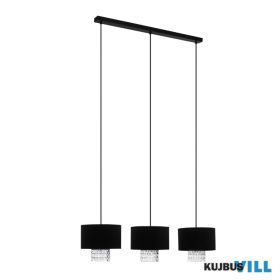 EGLO 39978 Függeszték E27 3x40W fekete Sapuara