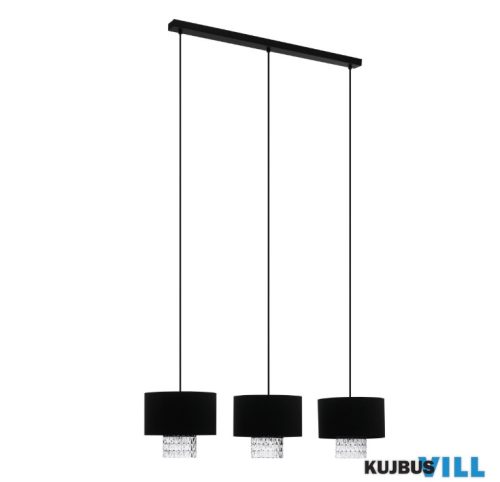 EGLO 39978 Függeszték E27 3x40W fekete Sapuara