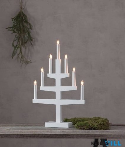 EGLO 410153 Aszt.gyertyt.E10 7x3W feh.220V 34x54cm