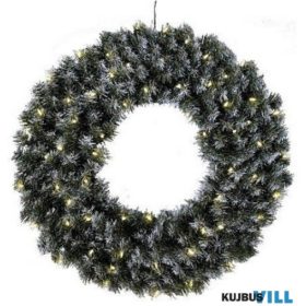 EGLO 410927 Koszorú kült.műf.zöld/feh. Ø70cm 60LED