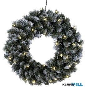 EGLO 410932 Koszorú kült.műf.zöld/feh. Ø50cm 30LED