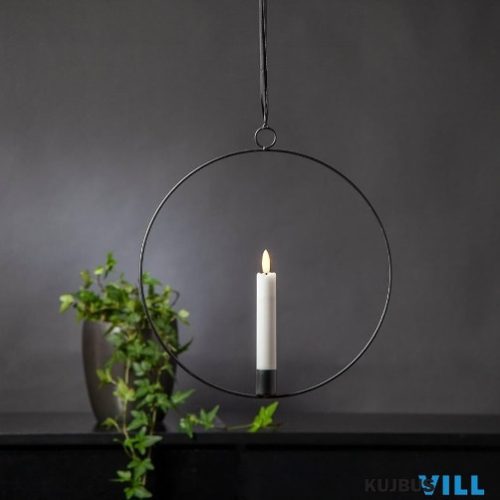 EGLO 411485 Gyertyás függ.Ø30cm LED 1AA fek.