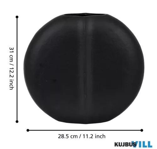EGLO 421128 Fém váza 31x28,5cm fekete Sominot