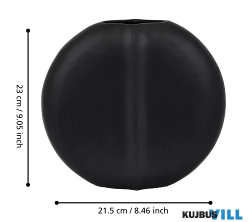EGLO 421129 Fém váza 21,5x23cm fekete Sominot