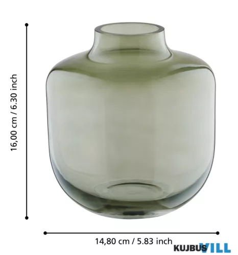EGLO 421234 Üveg váza Ø15x16cm zöld Siranana