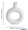 EGLO 421246 Kerámia váza 22,5cm fehér Fihety