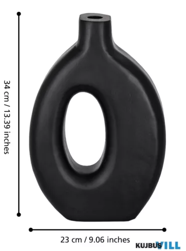 EGLO 421266 Dekor fa váza 34cm fekete Melobody