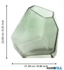 EGLO 421348 Üveg váza 21,5X15X23,5cm Clonony