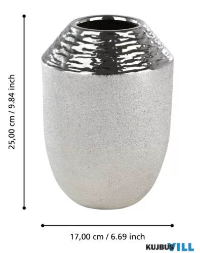EGLO 421498 Váza Ø17x25cm ezüstszín Aramberri