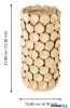 EGLO 421665 Kerámia váza Ø15,5x31cm bézs Shigay