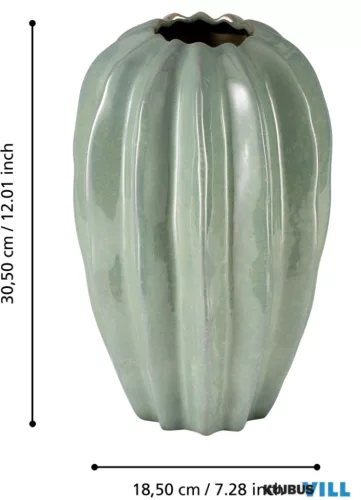 EGLO 421668 Kerámia váza Ø18,5x30,5cm v.zöld Egele