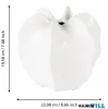 EGLO 421673 Kerámia váza Ø22x19,5cm fehér Egele