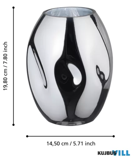 EGLO 421688 Üveg váza 20cm króm Xiporai