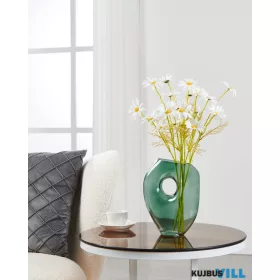 EGLO 421689 Üveg váza 22cm zöld-átlátszó Tudiya