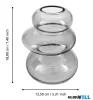 EGLO 421691 Üveg váza Ø13,5x18,8cm szür-átlShiwuxi