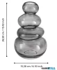 EGLO 421692 Üveg váza 26,5cm szürke-átl. Shiwuxi