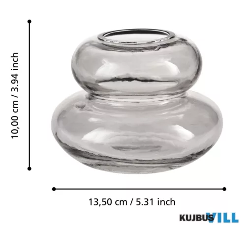 EGLO 421693 Üveg váza Ø13,5x10cm szürk-átl Shiwuxi