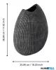 EGLO 421749 Kerámia váza 28cm fekete/ezüst Shiguhe