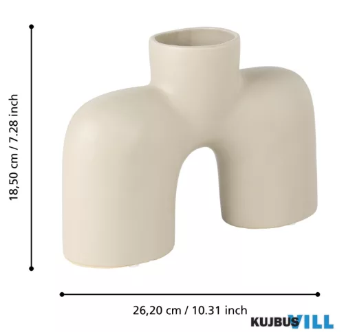 EGLO 421754 Ker.váza 26,2x7,6x18,5cm szürke Brower