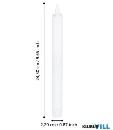 EGLO 422217 LED gyertya 24,5cm fehér 2db Antanabe