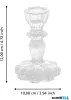 EGLO 422282 Gyertyatartó Ø7,5x11cm Molume