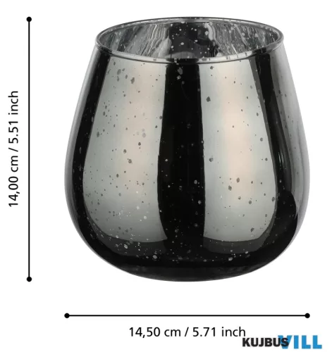 EGLO 422488 Mécsestartó Ø14,5x14cm szürke Bezamby